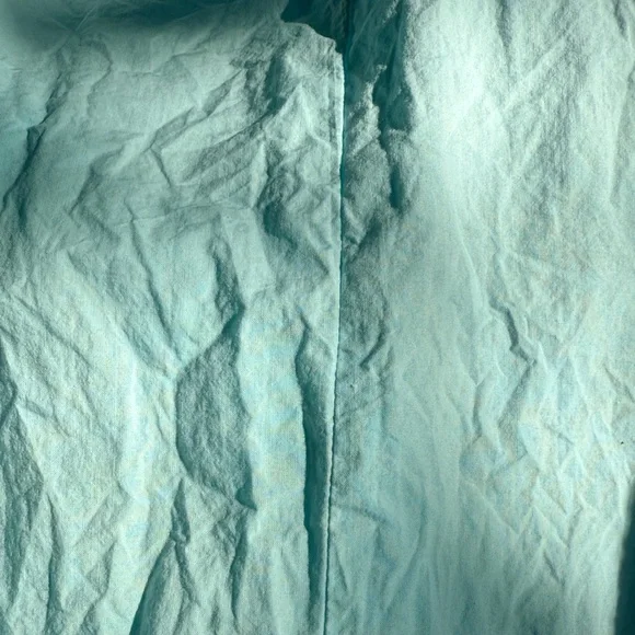 Aqua with White Lace Detail Nightgown - Picture 6 of 6